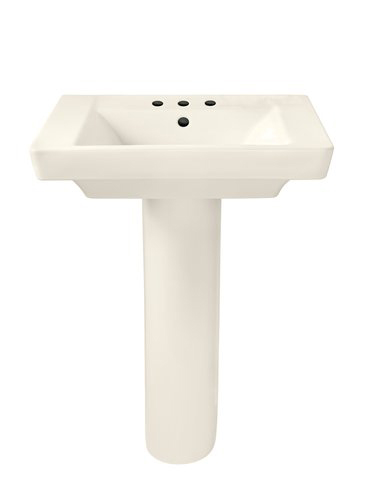 American Standard 0641.800.222 Boulevard Complete Pedestal Sink with 8